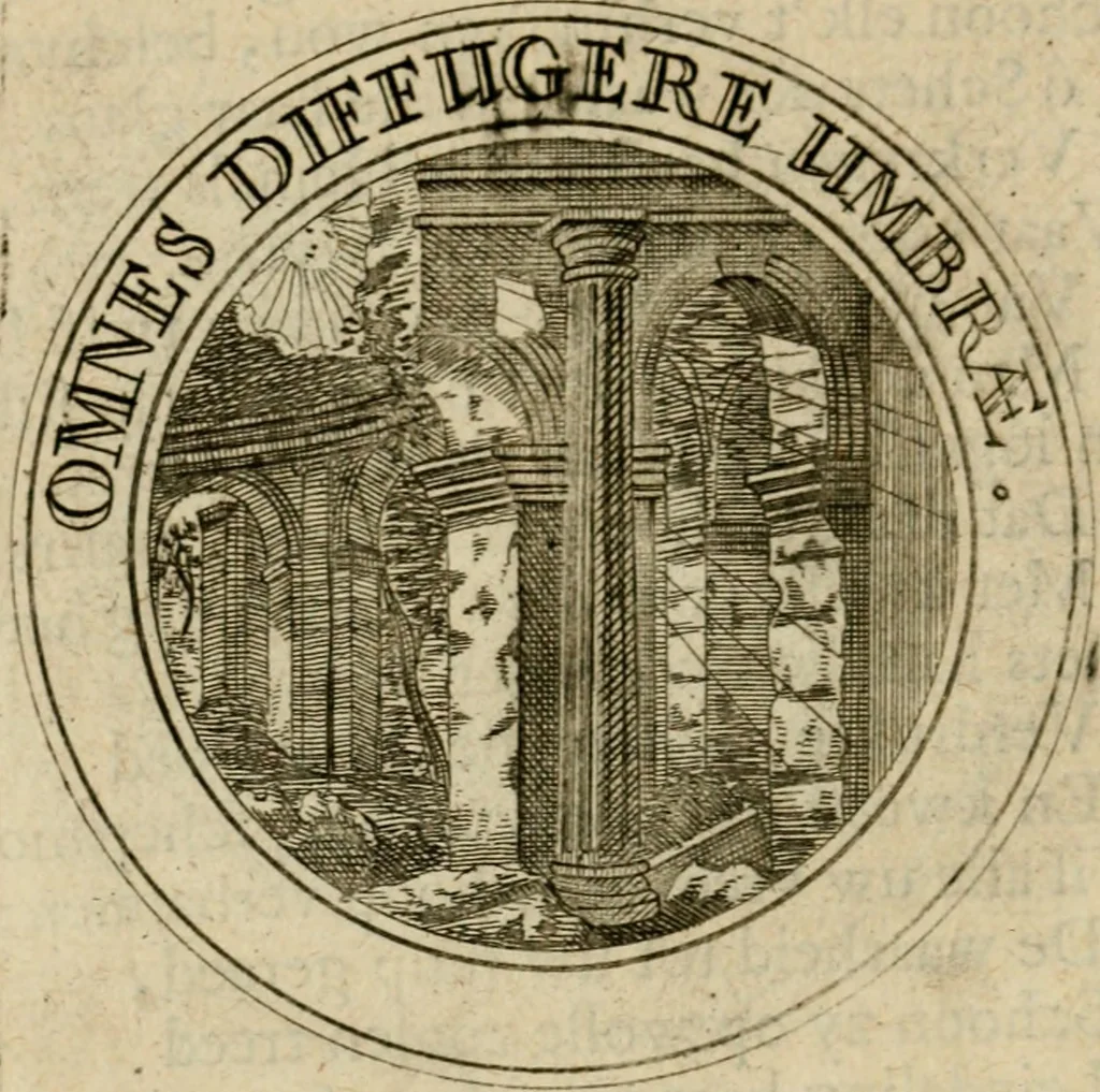 An illustration from Uitbreiding, over hondred leerzaame zinnebeelden, 1722, leaf 211