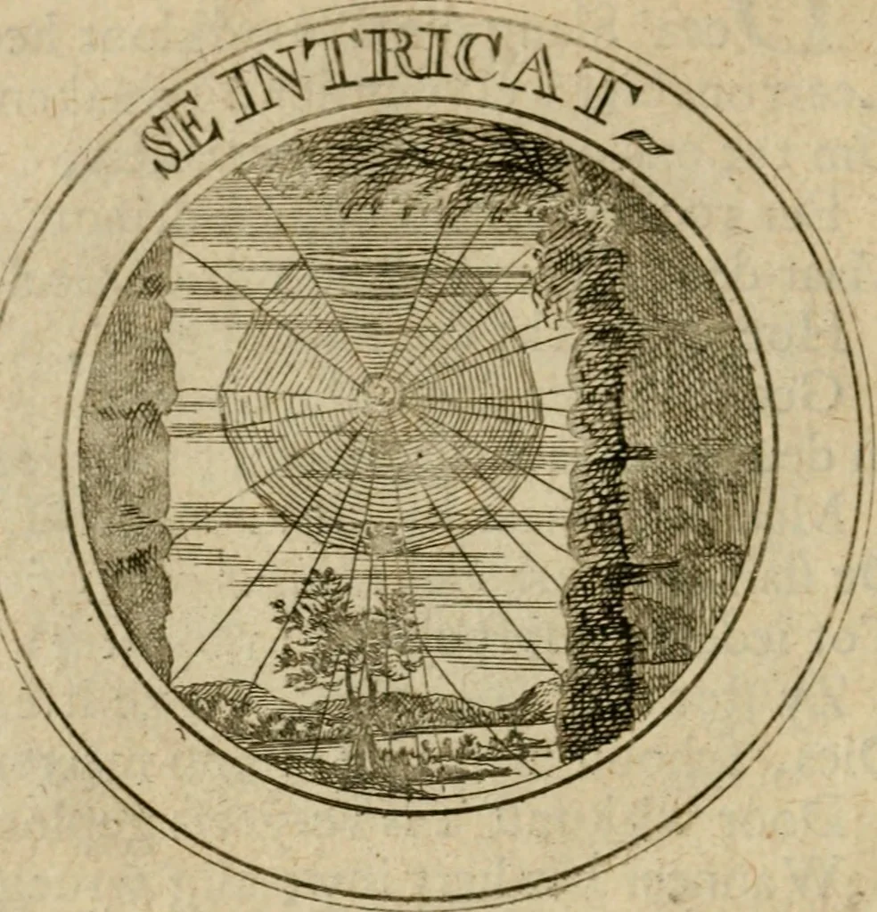An illustration from Uitbreiding, over hondred leerzaame zinnebeelden, 1722, leaf 215