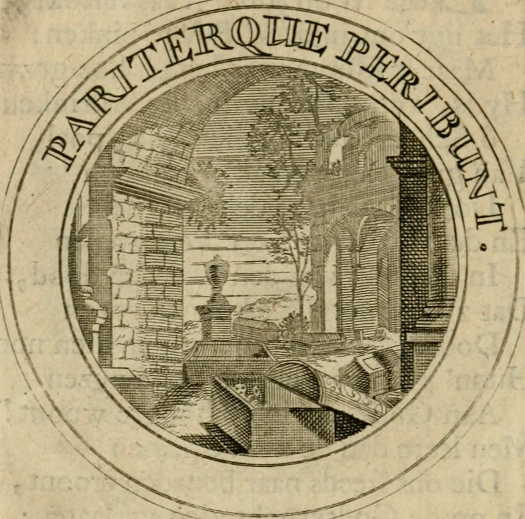 An illustration from Uitbreiding, over hondred leerzaame zinnebeelden, 1722, leaf 219
