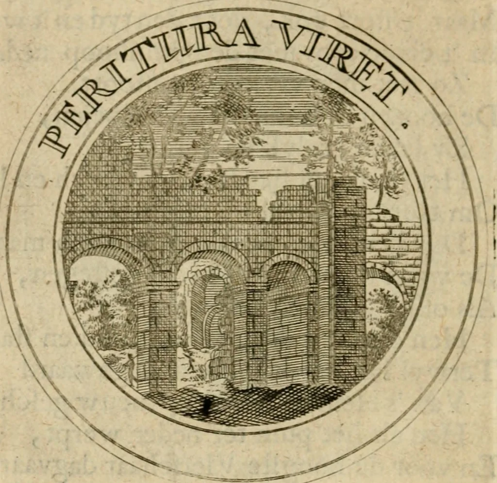 An illustration from Uitbreiding, over hondred leerzaame zinnebeelden, 1722, leaf 221