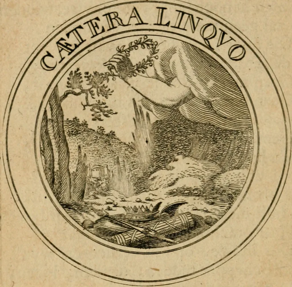 An illustration from Uitbreiding, over hondred leerzaame zinnebeelden, 1722, leaf 29