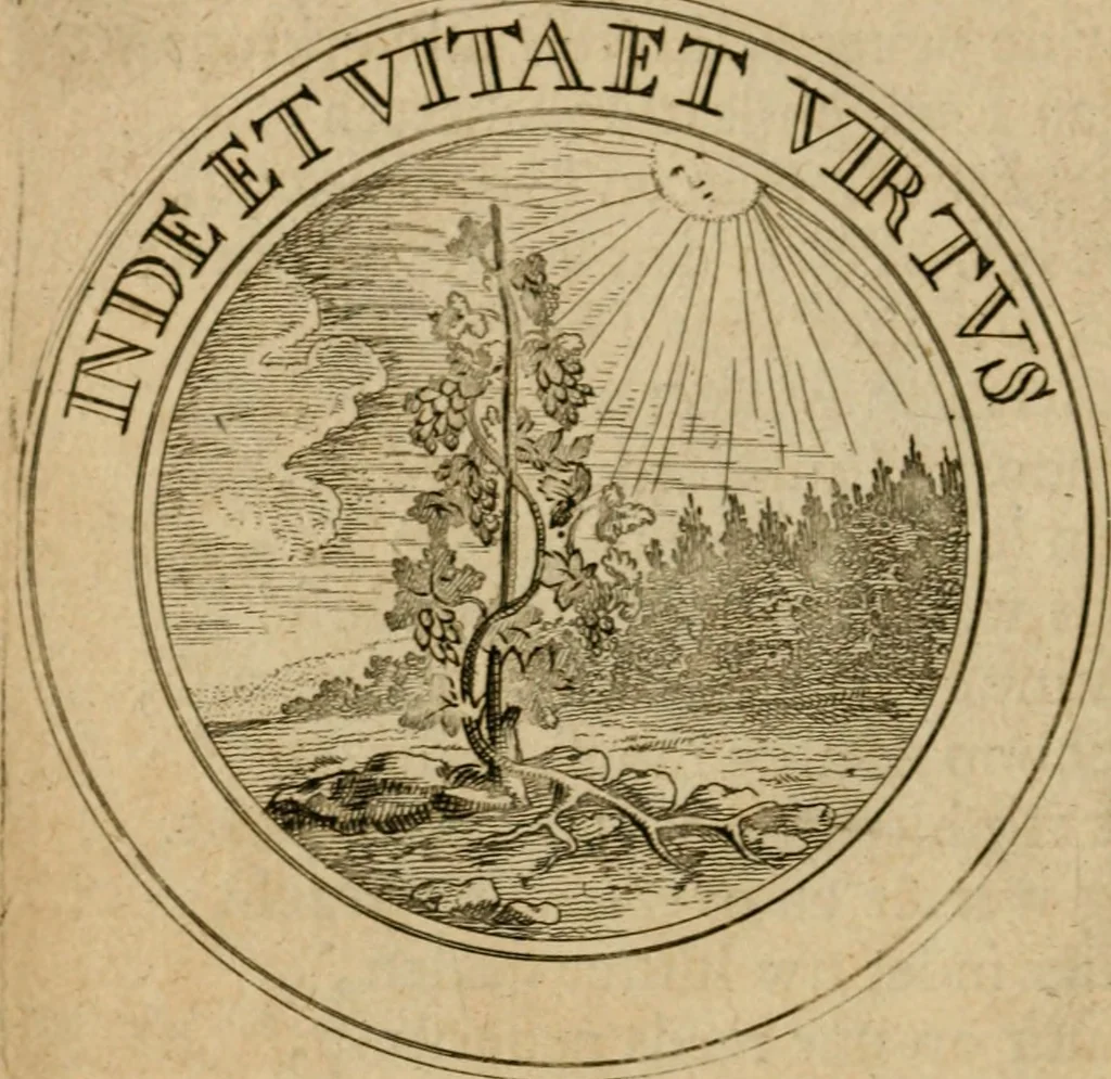An illustration from Uitbreiding, over hondred leerzaame zinnebeelden, 1722, leaf 31