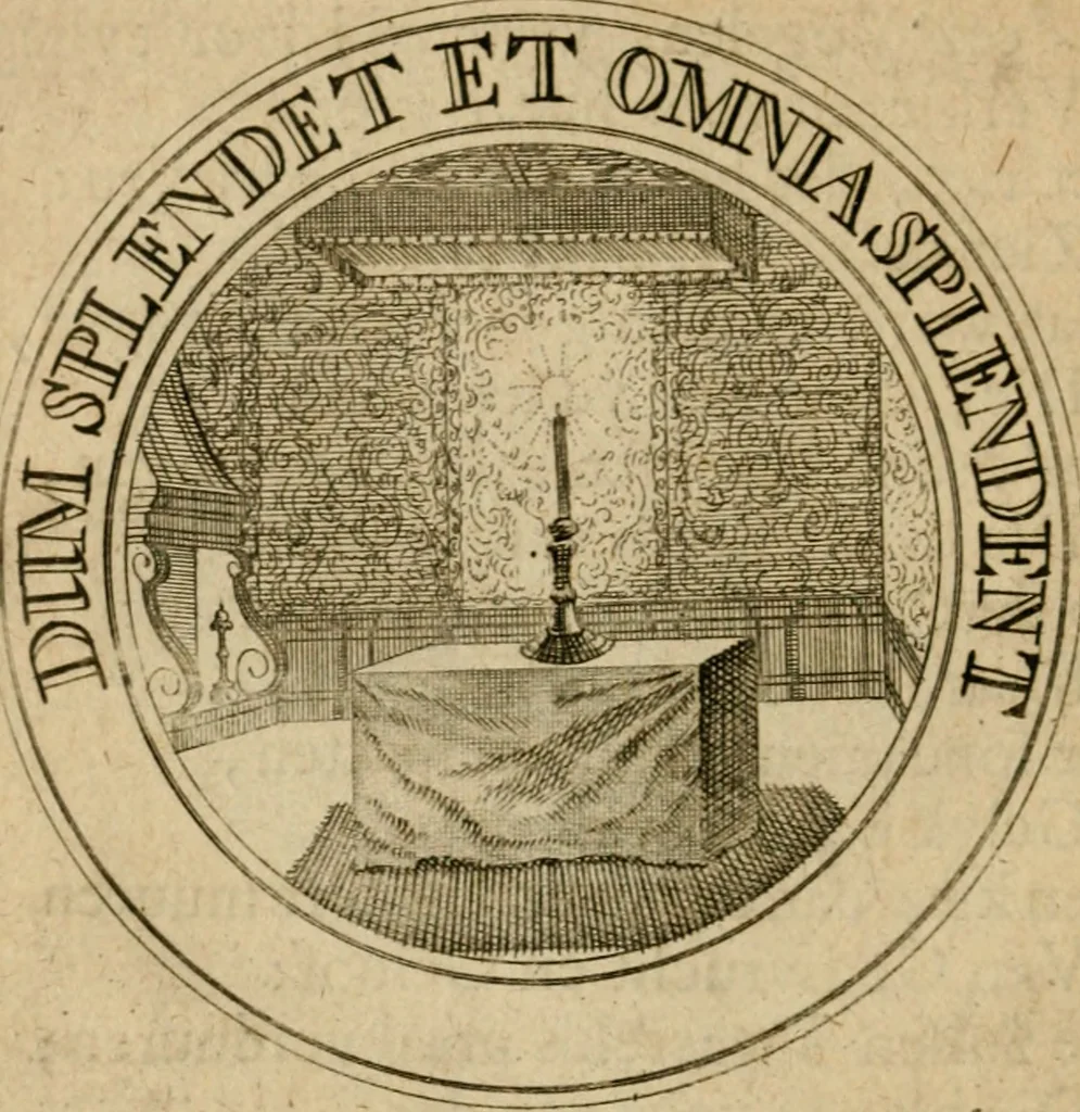An illustration from Uitbreiding, over hondred leerzaame zinnebeelden, 1722, leaf 37