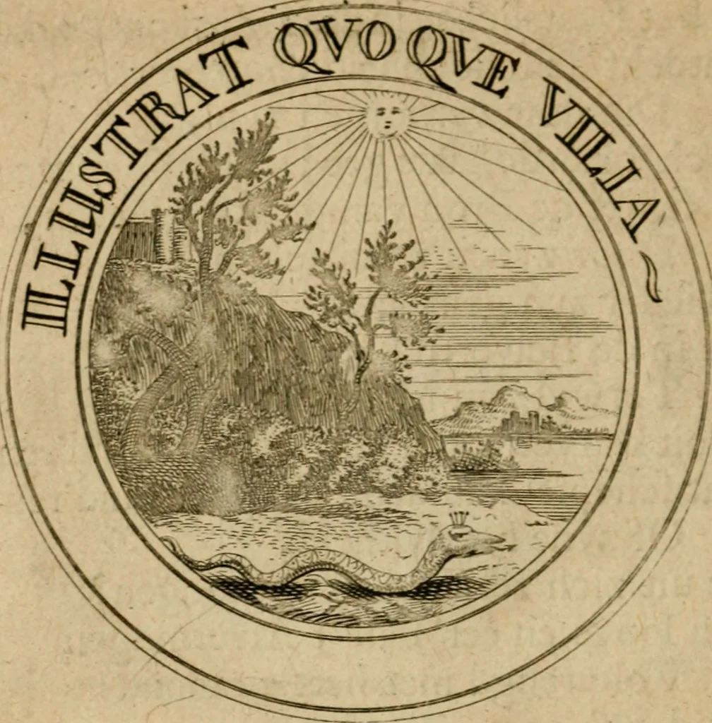 An illustration from Uitbreiding, over hondred leerzaame zinnebeelden, 1722, leaf 39