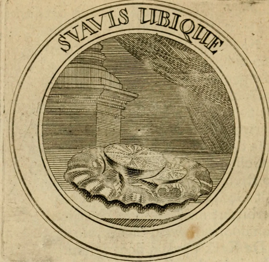 An illustration from Uitbreiding, over hondred leerzaame zinnebeelden, 1722, leaf 53