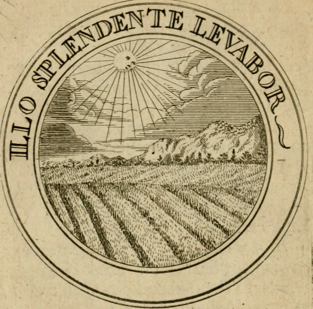 An illustration from Uitbreiding, over hondred leerzaame zinnebeelden, 1722, leaf 55
