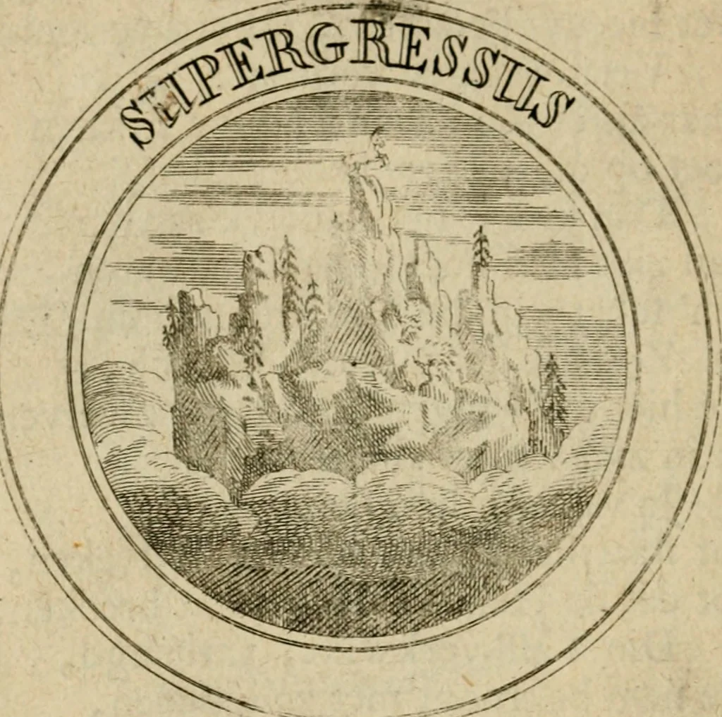 An illustration from Uitbreiding, over hondred leerzaame zinnebeelden, 1722, leaf 57