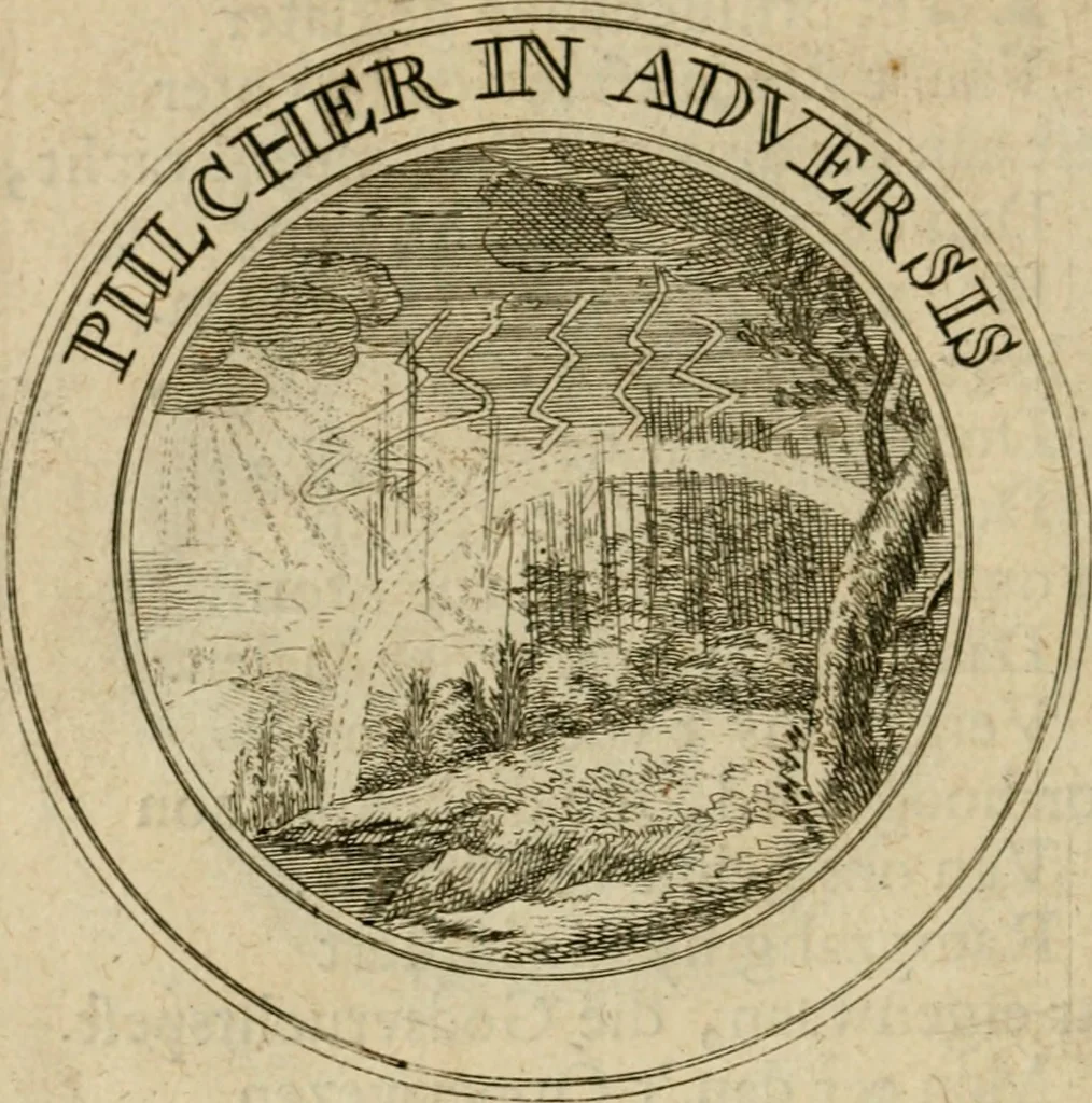 An illustration from Uitbreiding, over hondred leerzaame zinnebeelden, 1722, leaf 61