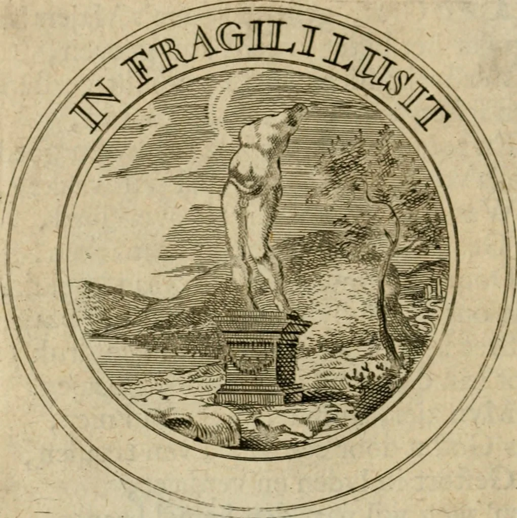 An illustration from Uitbreiding, over hondred leerzaame zinnebeelden, 1722, leaf 65