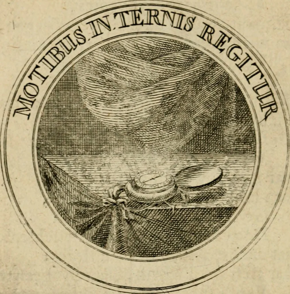 An illustration from Uitbreiding, over hondred leerzaame zinnebeelden, 1722, leaf 69