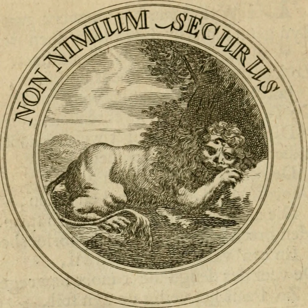 An illustration from Uitbreiding, over hondred leerzaame zinnebeelden, 1722, leaf 71