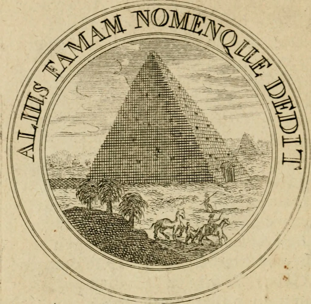 An illustration from Uitbreiding, over hondred leerzaame zinnebeelden, 1722, leaf 75