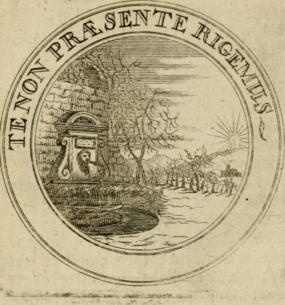 An illustration from Uitbreiding, over hondred leerzaame zinnebeelden, 1722, leaf 97