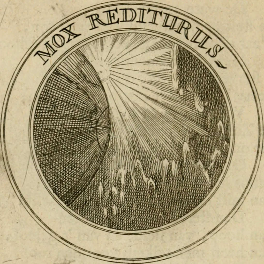 An illustration from Uitbreiding, over hondred leerzaame zinnebeelden, 1722, leaf 99