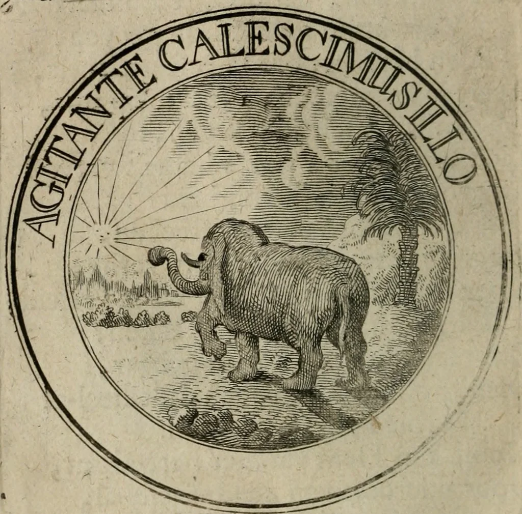 An illustration from Uitbreiding, over honderd leerzaame zinnebeelden, 1722, leaf 101