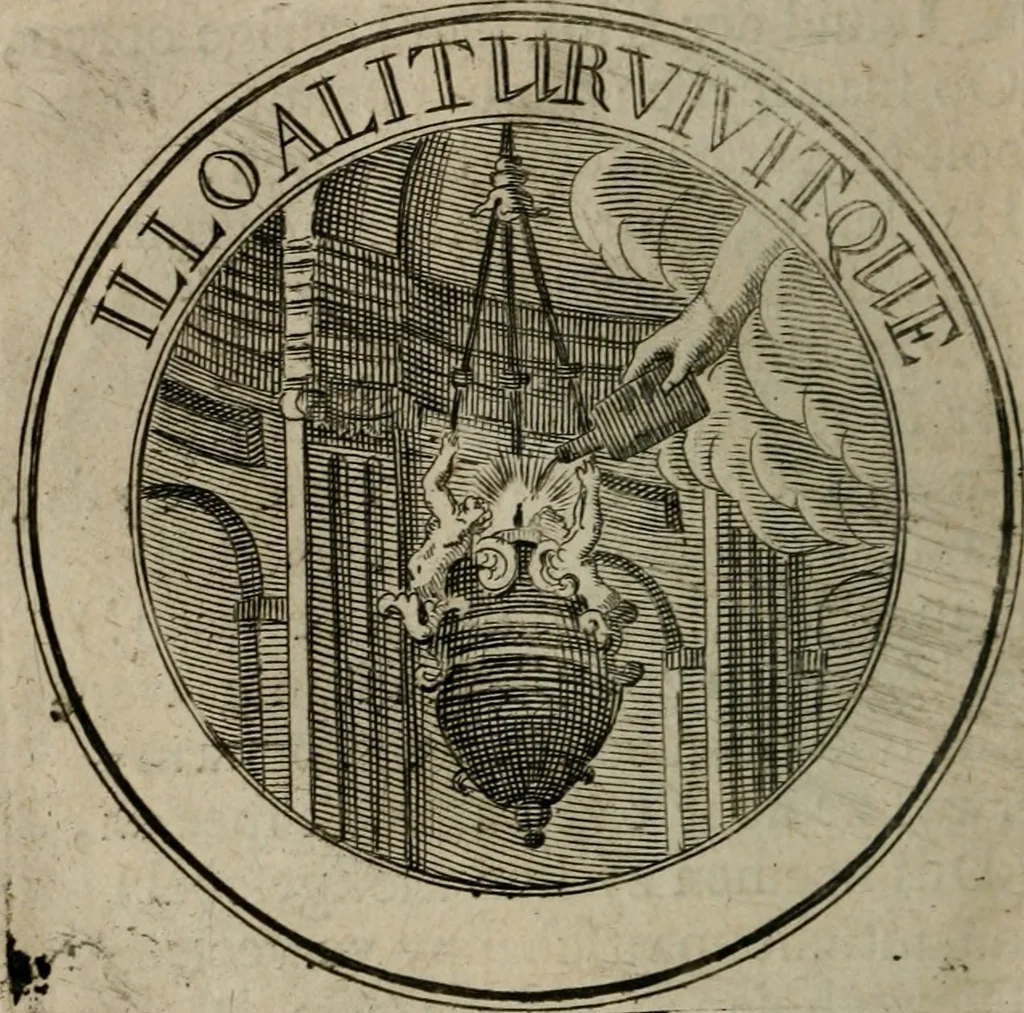 An illustration from Uitbreiding, over honderd leerzaame zinnebeelden, 1722, leaf 113