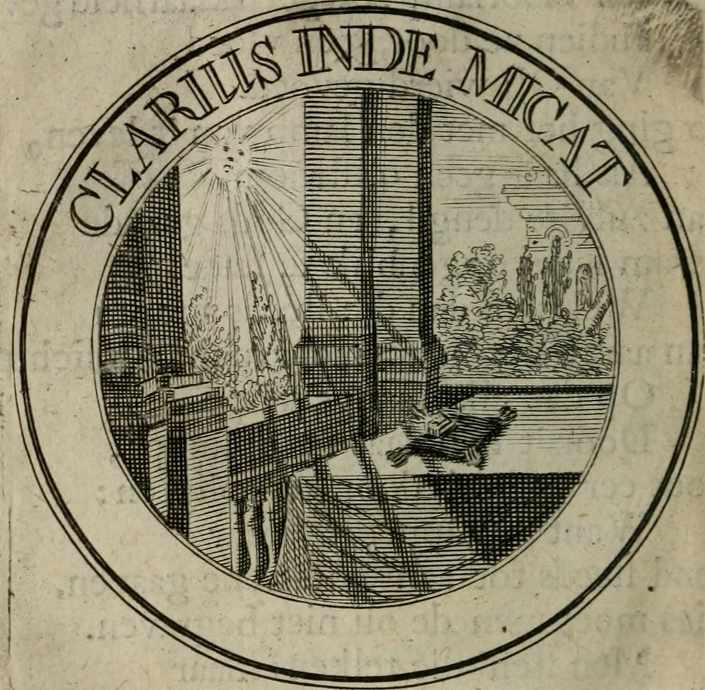 An illustration from Uitbreiding, over honderd leerzaame zinnebeelden, 1722, leaf 115