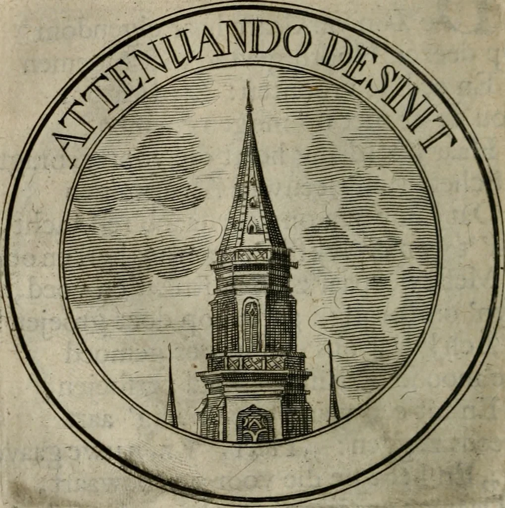 An illustration from Uitbreiding, over honderd leerzaame zinnebeelden, 1722, leaf 123