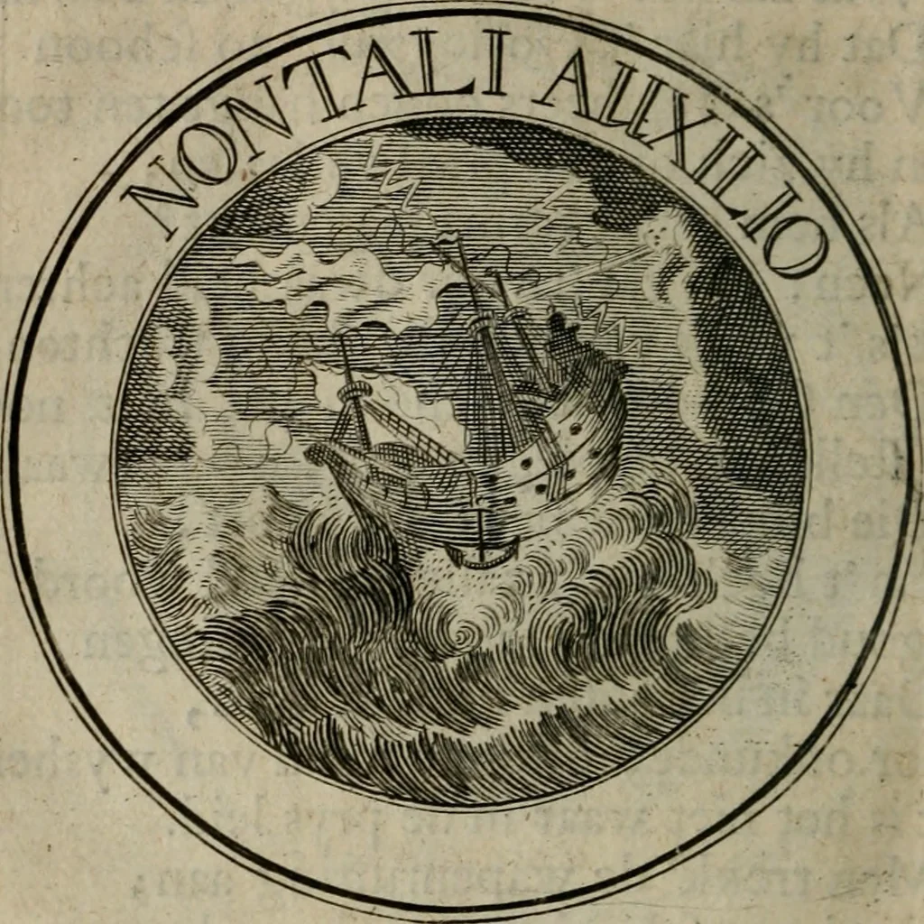 An illustration from Uitbreiding, over honderd leerzaame zinnebeelden, 1722, leaf 137