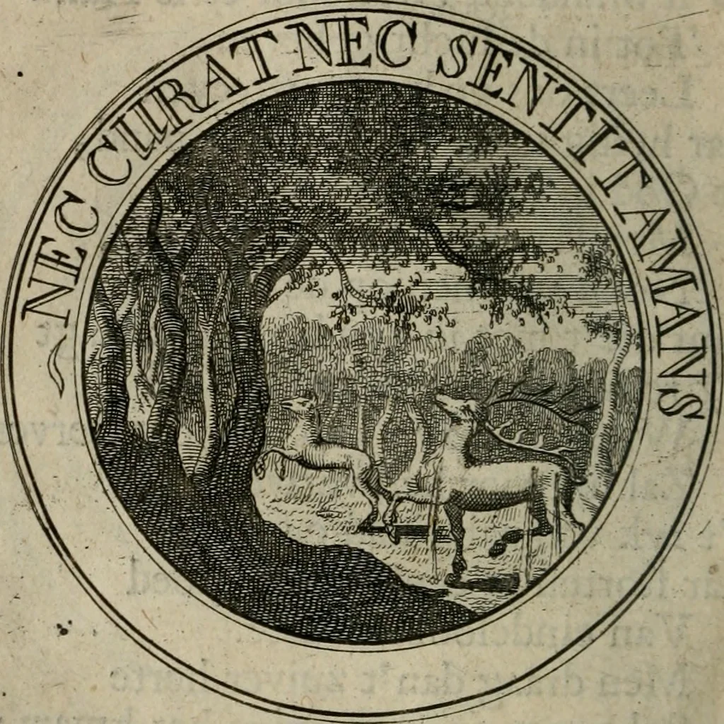 An illustration from Uitbreiding, over honderd leerzaame zinnebeelden, 1722, leaf 141