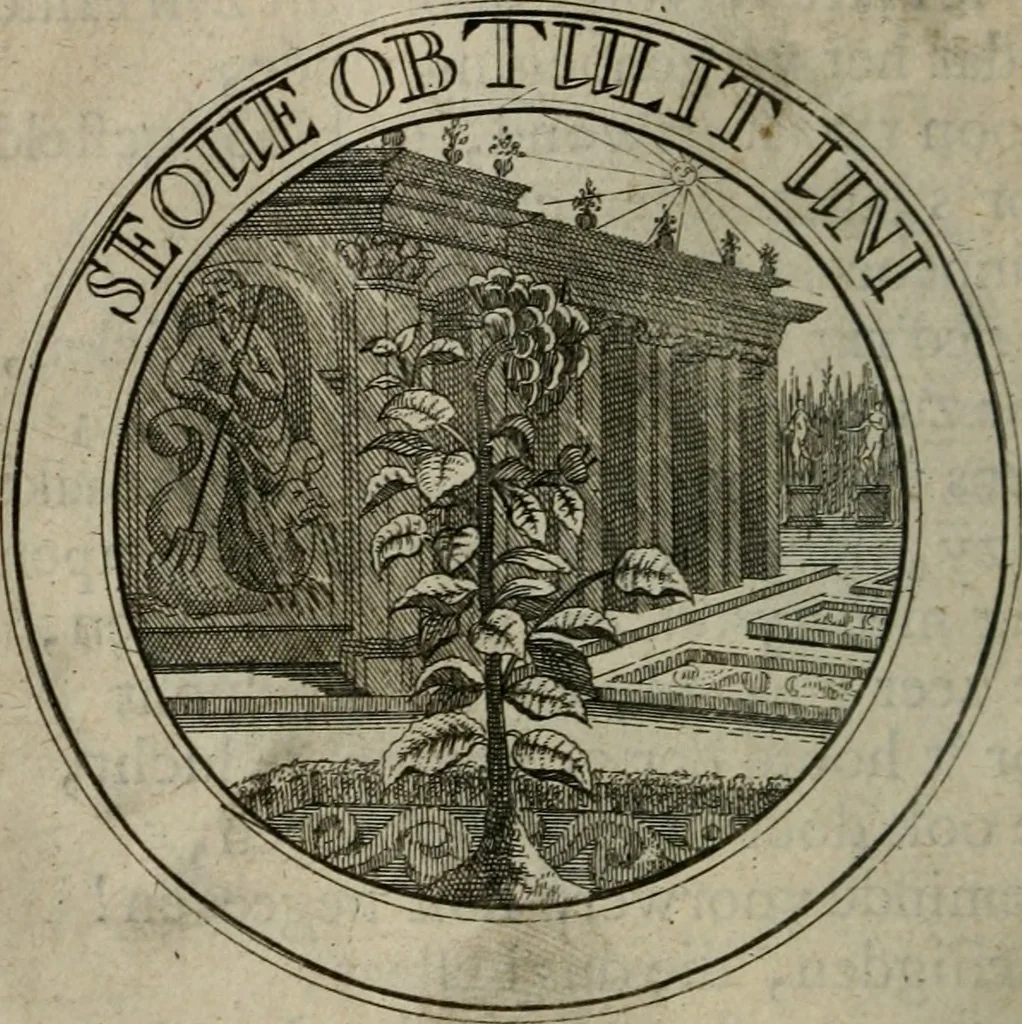 An illustration from Uitbreiding, over honderd leerzaame zinnebeelden, 1722, leaf 143