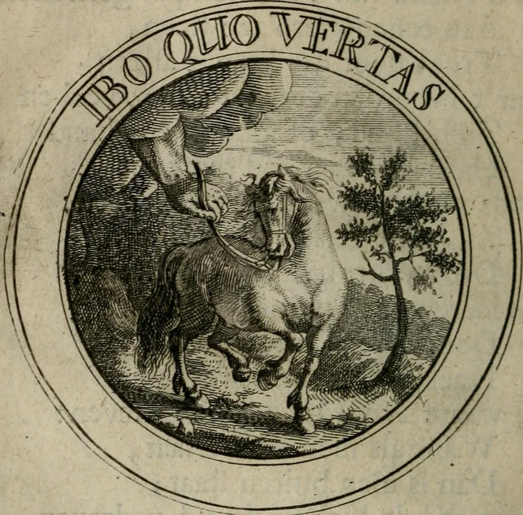 An illustration from Uitbreiding, over honderd leerzaame zinnebeelden, 1722, leaf 147