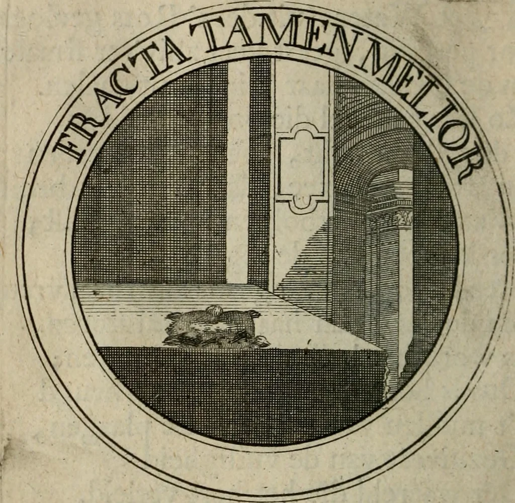 An illustration from Uitbreiding, over honderd leerzaame zinnebeelden, 1722, leaf 175