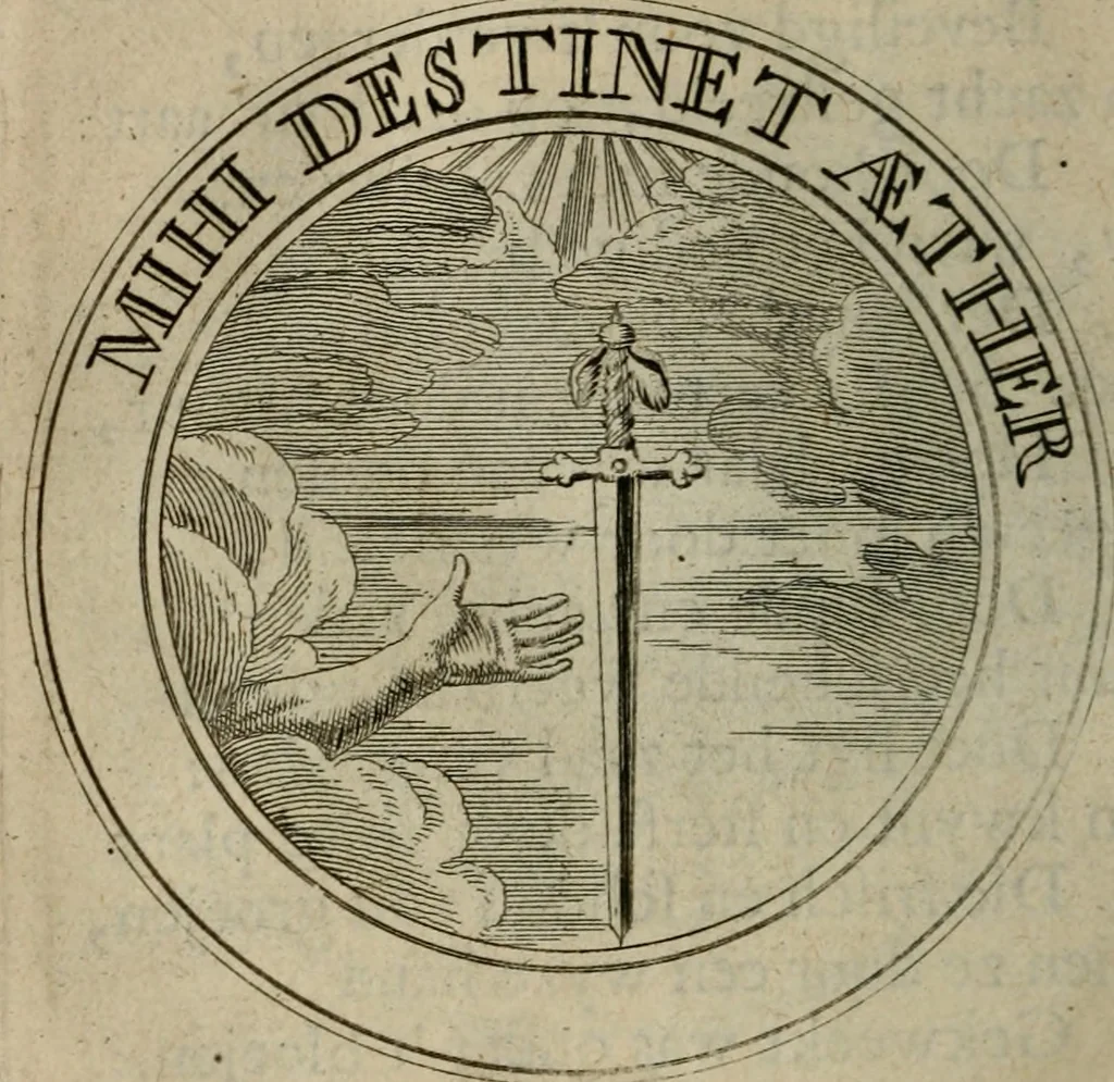 An illustration from Uitbreiding, over honderd leerzaame zinnebeelden, 1722, leaf 183