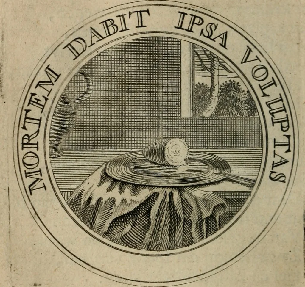 An illustration from Uitbreiding, over honderd leerzaame zinnebeelden, 1722, leaf 195