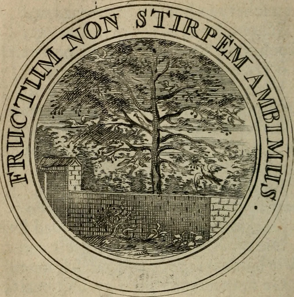 An illustration from Uitbreiding, over honderd leerzaame zinnebeelden, 1722, leaf 199