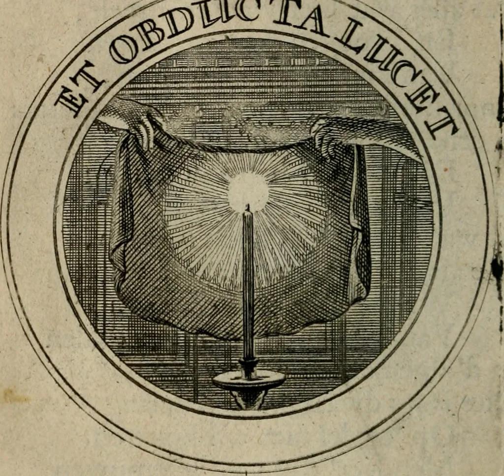 An illustration from Uitbreiding, over honderd leerzaame zinnebeelden, 1722, leaf 203