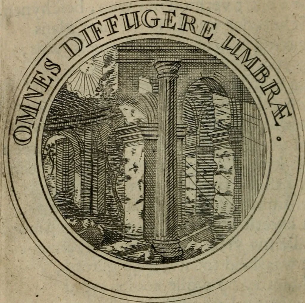 An illustration from Uitbreiding, over honderd leerzaame zinnebeelden, 1722, leaf 205