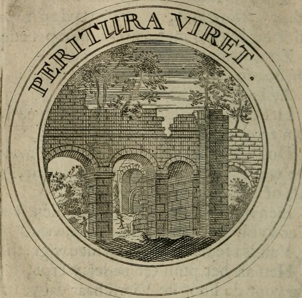 An illustration from Uitbreiding, over honderd leerzaame zinnebeelden, 1722, leaf 215