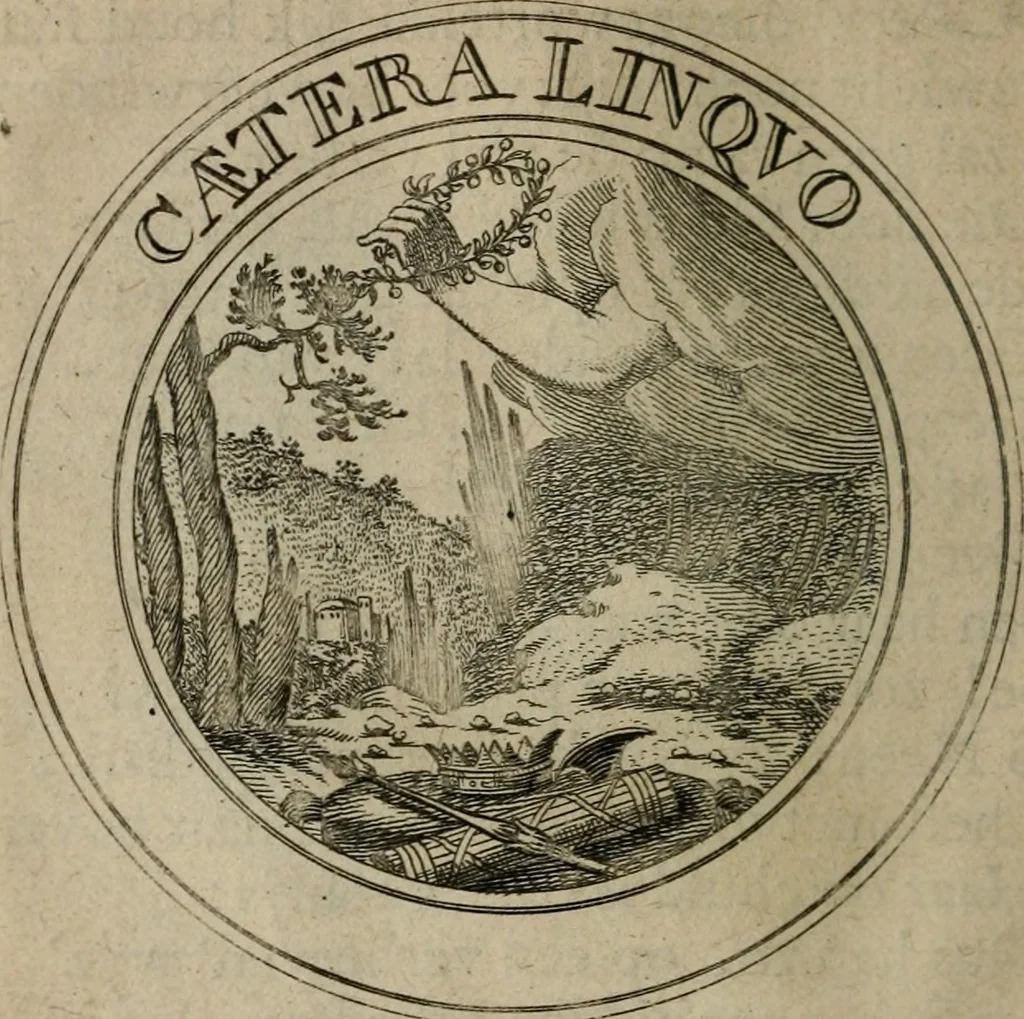 An illustration from Uitbreiding, over honderd leerzaame zinnebeelden, 1722, leaf 23