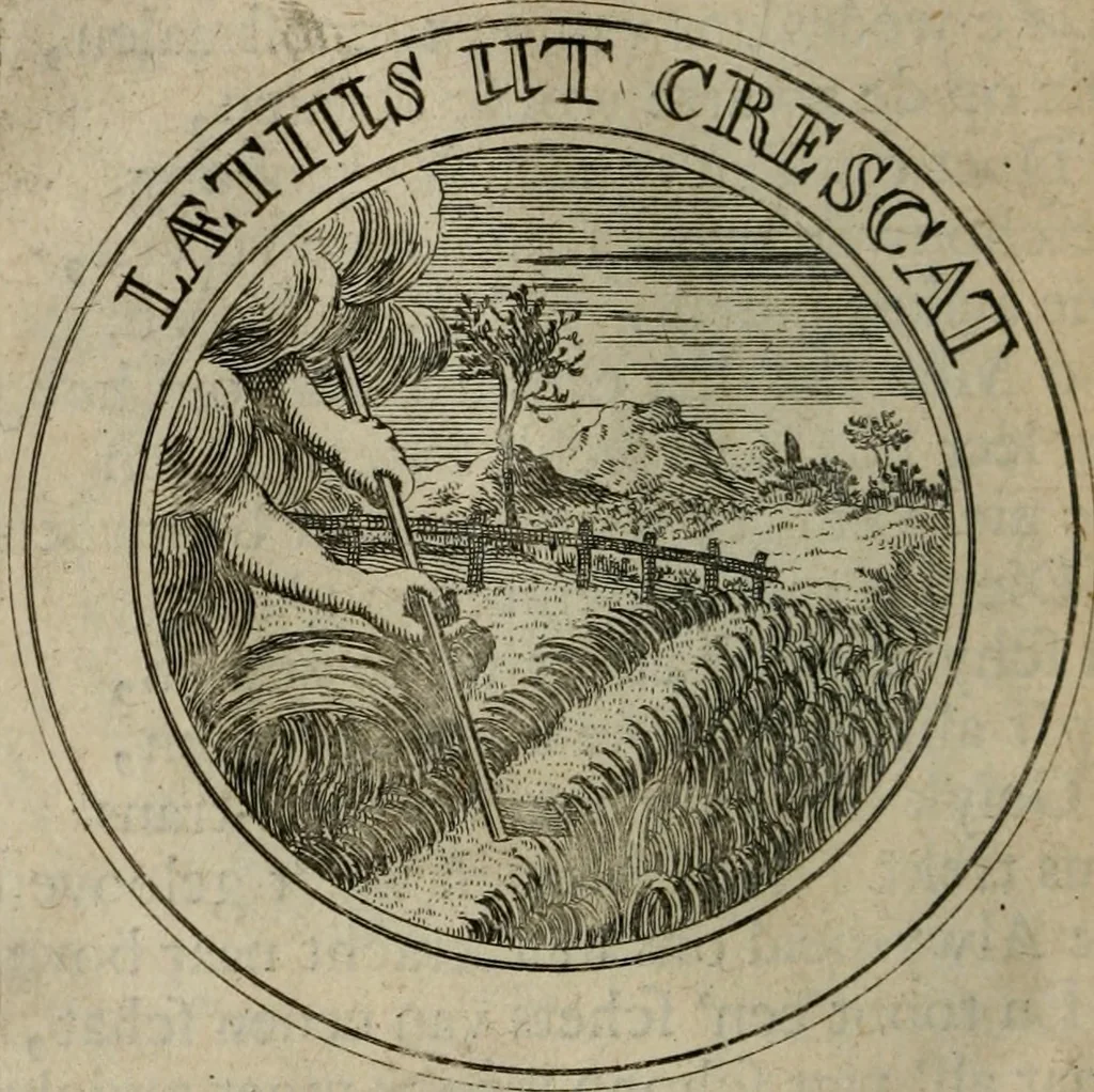 An illustration from Uitbreiding, over honderd leerzaame zinnebeelden, 1722, leaf 57