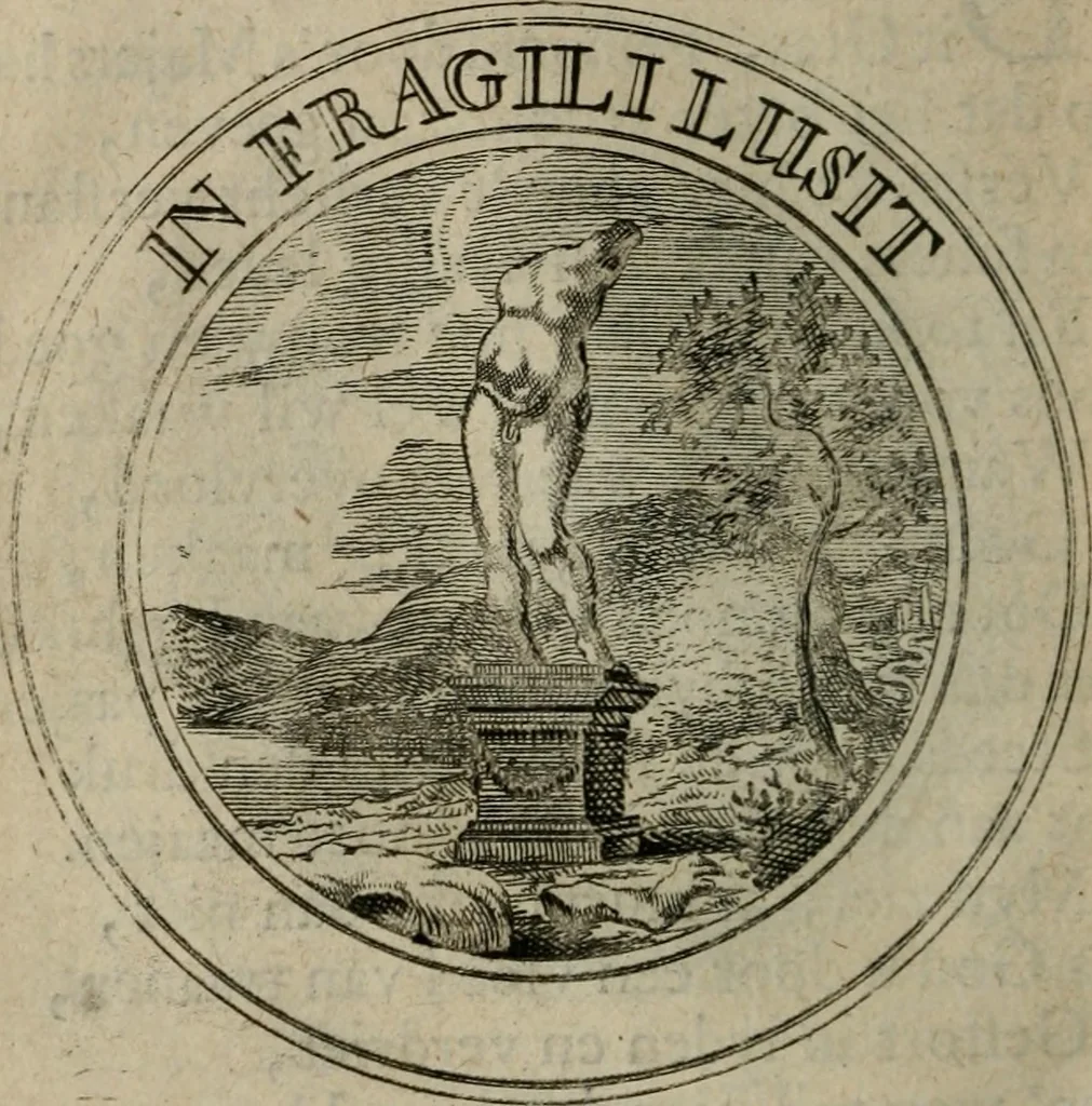 An illustration from Uitbreiding, over honderd leerzaame zinnebeelden, 1722, leaf 59