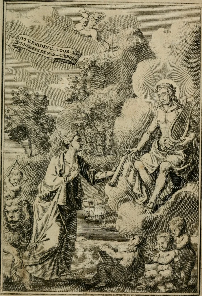 An illustration from Uitbreiding, over honderd leerzaame zinnebeelden, 1722, leaf 6
