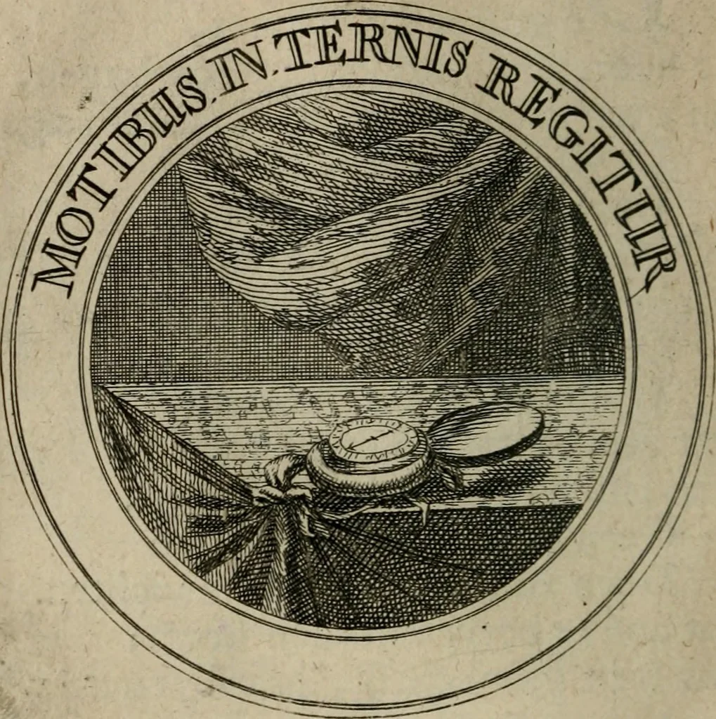 An illustration from Uitbreiding, over honderd leerzaame zinnebeelden, 1722, leaf 63