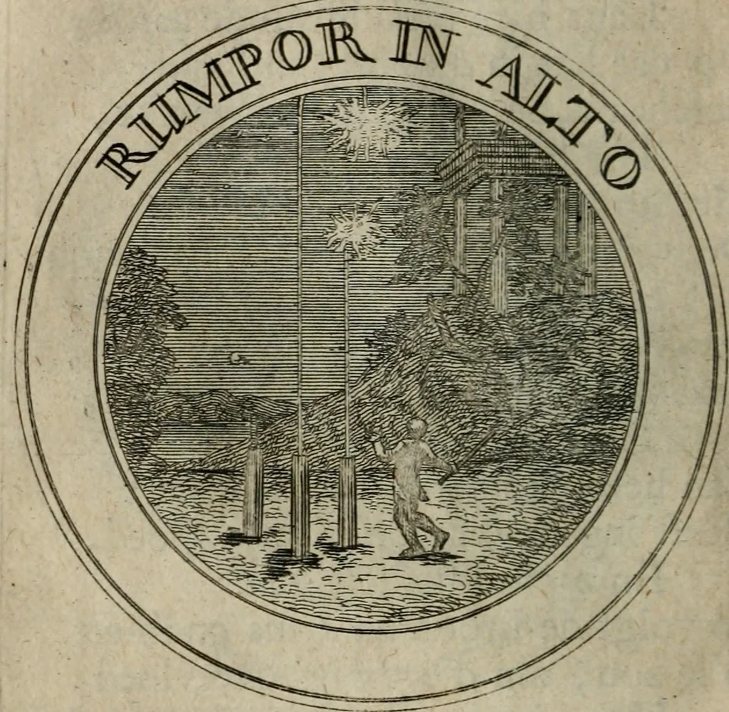 An illustration from Uitbreiding, over honderd leerzaame zinnebeelden, 1722, leaf 79