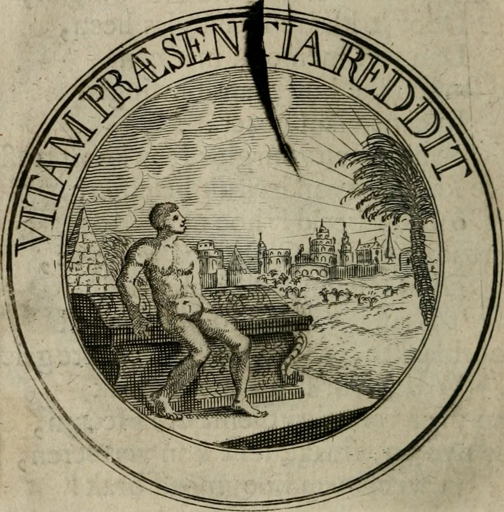 An illustration from Uitbreiding, over honderd leerzaame zinnebeelden, 1722, leaf 99