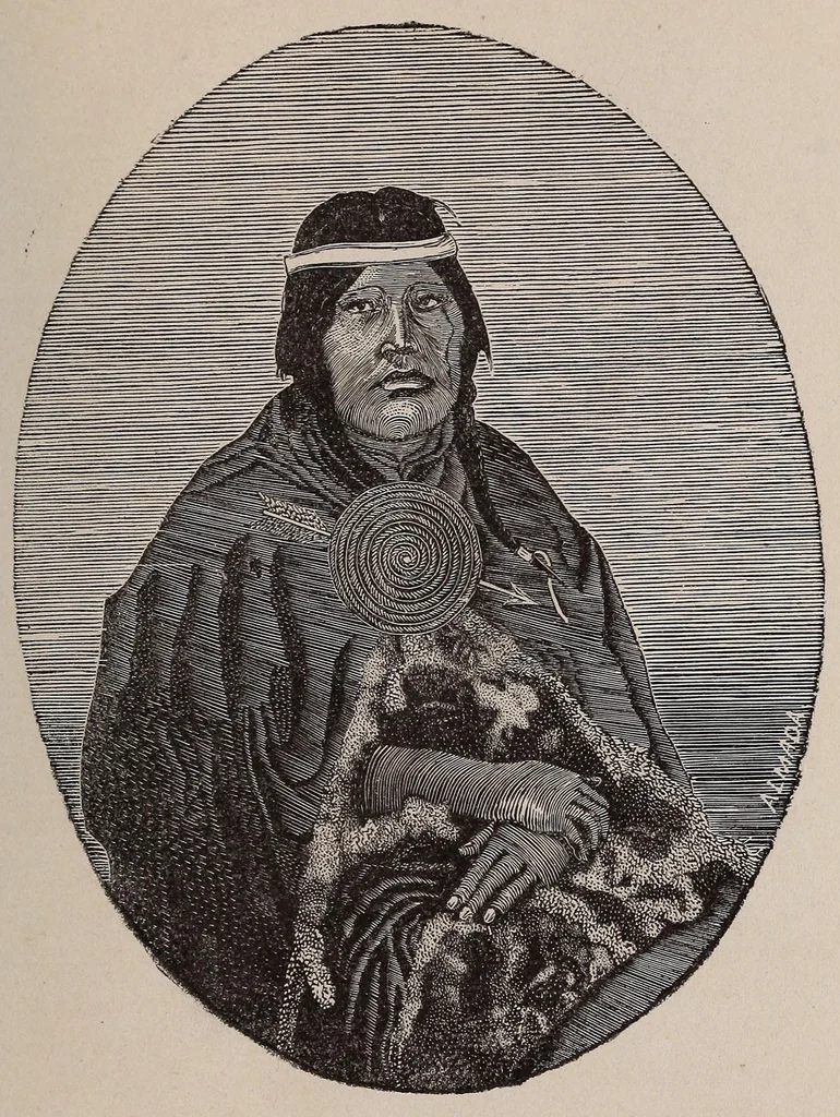 An illustration from Una excursión a los indios ranqueles, 1870, leaf 211