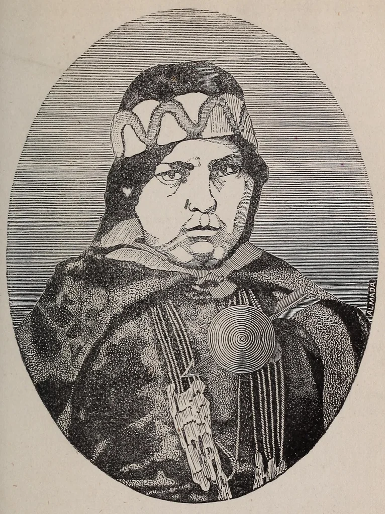 An illustration from Una excursión a los indios ranqueles, 1870, leaf 335