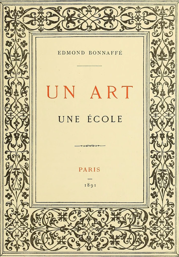 An illustration from Un art une école, 1891, leaf 9