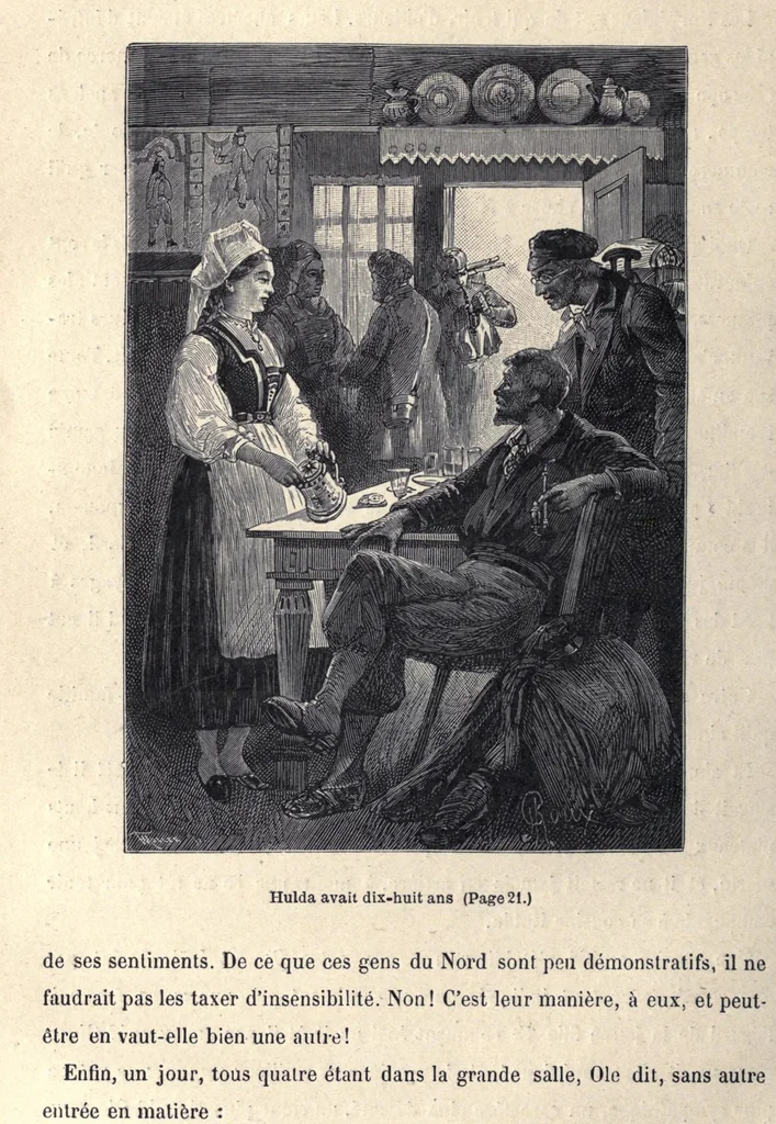 An illustration from Un billet de loterie, le numero 9672; suivi de Frritt-Flacc, 1900, leaf 34