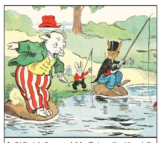 An illustration from UNCLE WIGGILY AND THE ALLIGATOR-Bk26- By Howard Garis Gunston Classics, 1919, leaf 17