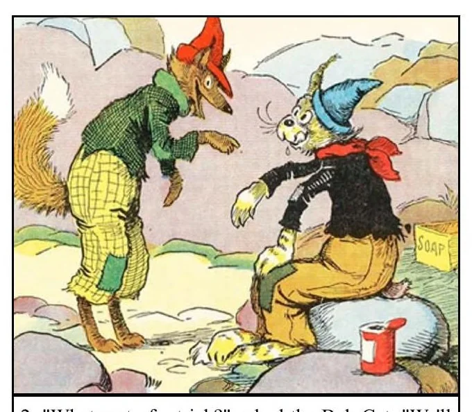 An illustration from UNCLE WIGGILY AND THE ALLIGATOR-Bk26- By Howard Garis Gunston Classics, 1919, leaf 26
