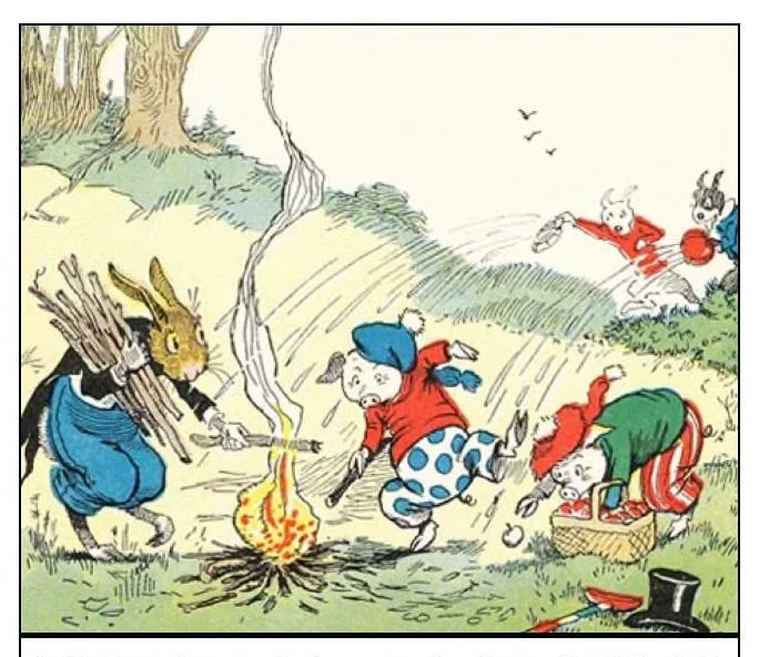 An illustration from UNCLE WIGGILY AND THE ALLIGATOR-Bk26- By Howard Garis Gunston Classics, 1919, leaf 6