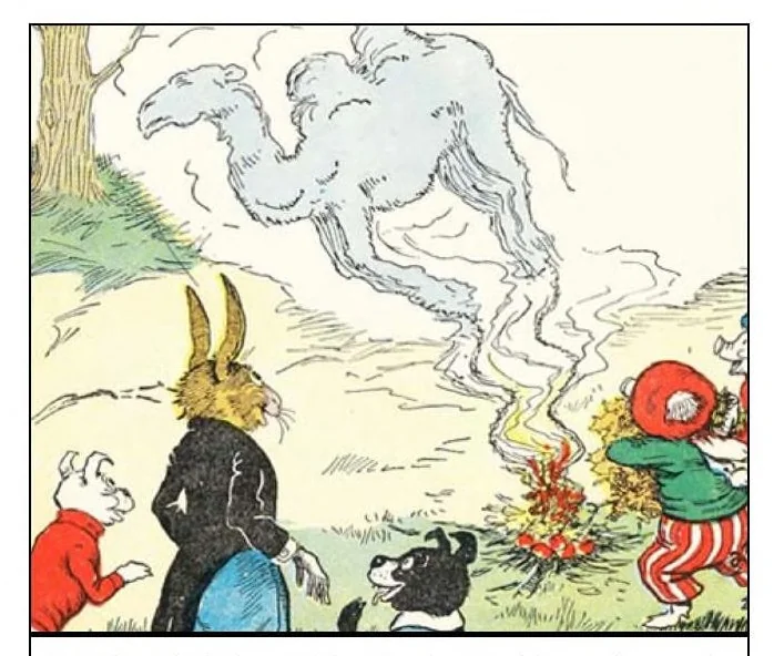 An illustration from UNCLE WIGGILY AND THE ALLIGATOR-Bk26- By Howard Garis Gunston Classics, 1919, leaf 9