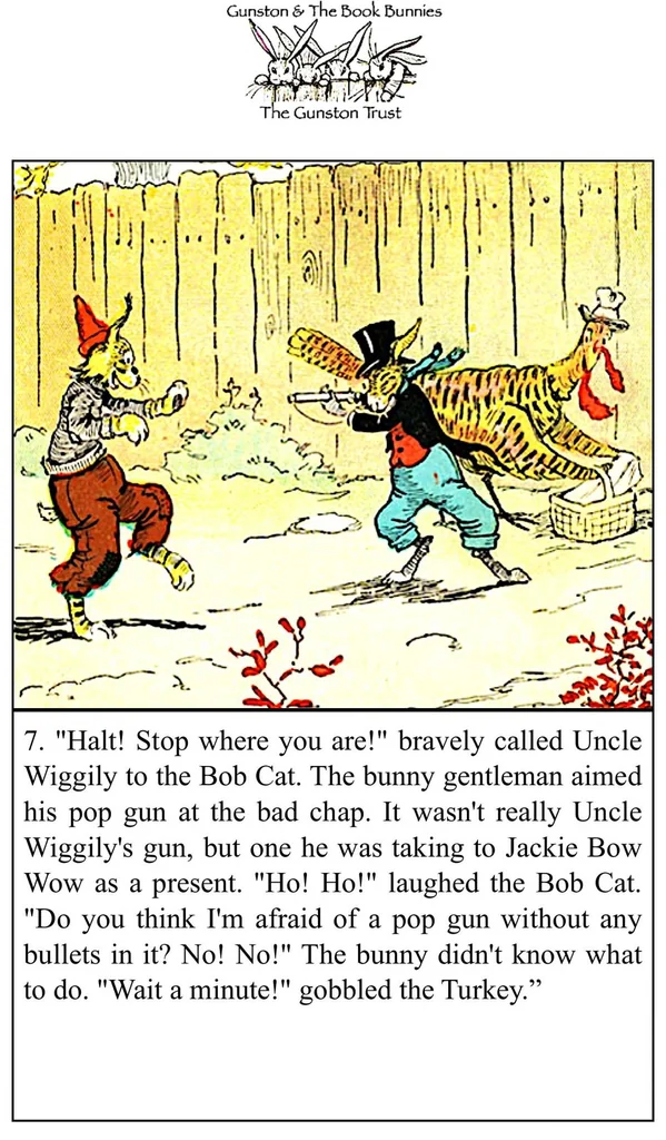 An illustration from UNCLE WIGGILY AND THE TURKEY GOBBLER -Bk24- by HOWARD GARIS - GUNSTON CLASSICS, 1919, leaf 11