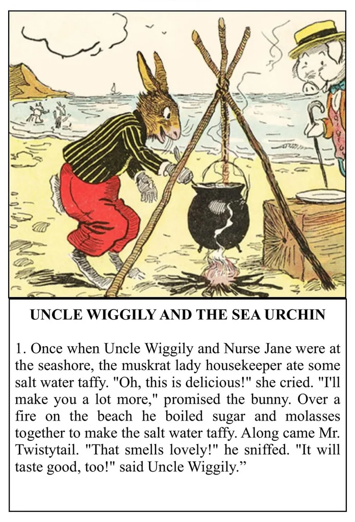 An illustration from UNCLE WIGGILY AND THE TURKEY GOBBLER -Bk24- by HOWARD GARIS - GUNSTON CLASSICS, 1919, leaf 15